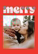 Personalised Christmas Photo Card created by lori wemple - Arty Christmas Card - Merry