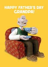 Classic Father's Day Card - Grandpa - Wallace and Gromit created by Hype Cards