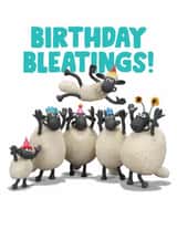 Funny Birthday Card - Shaun The Sheep - Birthday Bleatings created by Hype Associates