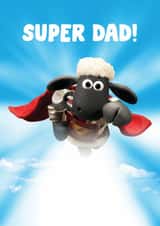 Cute Birthday/Father's Day Card - Shaun The Sheep - Superhero created by Hype Cards