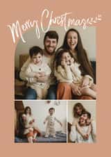 Personalised Christmas Photo Card created by Sunpatch Society - Classic Christmas Card - Merry Christmas