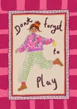 Bold colourful card for any occasion - for your mum/ friend or loved one. created by Lara Waghorn