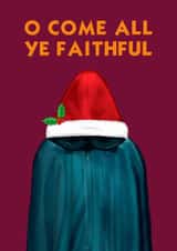 Fun Christmas Card - The Traitors - O Come All Ye Faithful created by Of Life & Lemons Ltd.