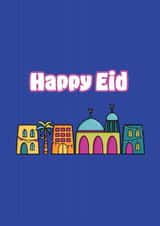Classic happy Eid Card for family and friends created by at SUMAIA'S