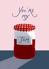 Classic Anniversary/Valentine's Day Card - You're My Jam created by Louisa Taylor