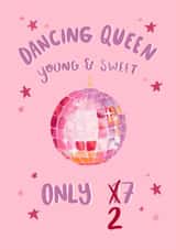 Funny Birthday Card - 27th - Dancing Queen created by Summer Sole