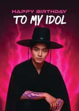 Fun Birthday Card - Jinu - My Idol created by Woody's Design