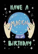 Pretty Birthday Card - Magical - Crystal Ball created by Danii Doodles