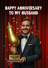 Rude Anniversary Card - World’s Most Magnificent Dong created by Woody's Design