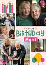 Personalised Birthday Photo Card created by Joanne Hawker - Classic Birthday Card - For Mum