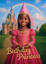 Pretty Birthday Card - Princess created by Woody's Design