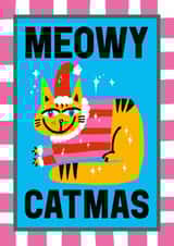 Cute Christmas Card - Meowy Catmas created by Sanders de Roeper
