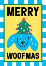 Cute Christmas Card - Merry Woofmas created by Sanders de Roeper