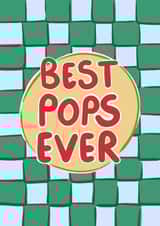 Classic Father's Day Card - Best Pops Ever created by Hello Melody