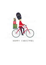 Classic Christmas Card - Festive Guard - Bicycle created by Klara Hawkins