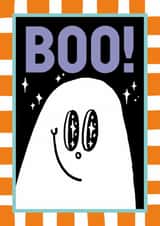 Cute Halloween Card — Boo — Ghost created by Sanders de Roeper