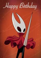 Hollow Knight Silksong Birthday Card created by Davina Designs