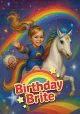 Cute Birthday Card - Rainbow Brite created by ShortRound888