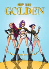 Fun Birthday/Love And Friendship Card - You Are Golden created by Bryony Jackson Walters