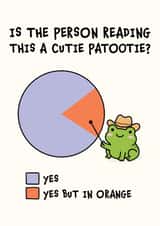 Cute Frog Anniversary / Valentine's Day Card For Significant Other created by DesignShedCymru