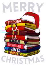 Classic Christmas Card - Football - Arsenal Shirts created by Pedges Houseboat