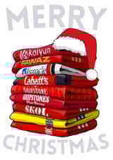 Classic Christmas Card - Nottingham Forest - Football Shirts created by Pedges Houseboat