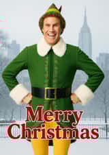 Funny Christmas Card - Buddy The Elf created by Jammy Designs