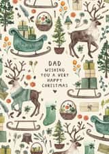 happy Christmas Dad created by Elena O'Neill