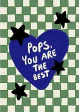 Classic Birthday Card - For Pops - You Are The Best created by Hello Melody