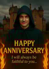 Funny Anniversary Card - The Traitors - Always Faithful created by Jammy Designs