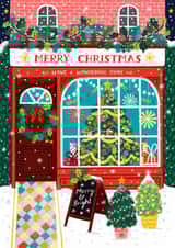 Classic Christmas Card - Festive Shop - Have A Wonderful Christmas created by Pear Tree Press