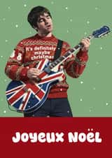 Oasis Christmas Joyeux Noel Face Swap Card created by Party At The Back