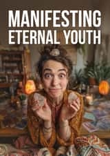 Funny Birthday Card – Manifesting Eternal Youth created by Bonne Nouvelle