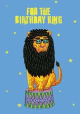 Cool birthday card for him created by Mulga The Artist