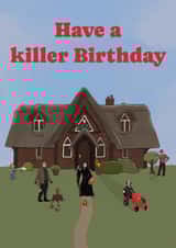 Fun Birthday Card - Have A Killer Birthday - Horror Film created by The Queer Store