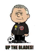Chris Wilder SUFC birthday card created by Love Maggie
