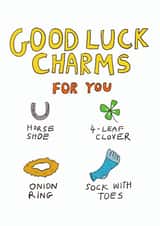 Funny Good Luck Card - Lucky Charms created by Trashy Mags