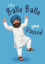 Cute Congratulations Card - Let's Balle Balle created by ROSHAH DESIGNS