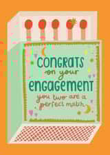 Fun Engagement Card - You Two Are A Perfect Match - Match Box created by Raspberry Blossom