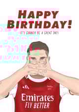 Viktor Gyökeres Birthday Card - Football Card created by Nicely Said Co.