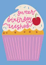 Classic Birthday Card - For Her - Cupcake created by Raspberry Blossom