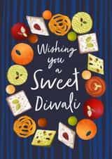 Fun Faith Card - Sweet Diwali - Sweets created by Debbie Daley Illustrations