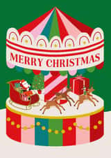 Cute Christmas Card - Christmas Carousel created by Mifkins