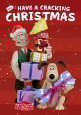 Funny Christmas Card – Cracking Christmas – Wallace & Gromit created by Danilo