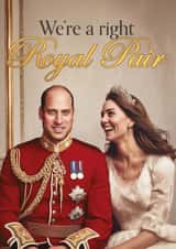 Funny Anniversary Card - Royal Pair - Prince - For Him created by Bonne Nouvelle