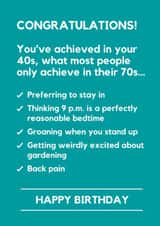 Funny Birthday card - 40s - Getting Older - Gardening created by Making Lemonade