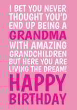 Funny Birthday Card - For Grandma - Amazing Grandchildren created by @Cupsie's Creations
