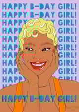 Arty Birthday Card - Pixie Hair created by Ella-Mia Grant