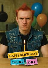 Funny Birthday Card - The Young Ones - Vyvyan created by ShortRound888