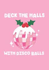 Deck the Halls with Disco Balls – Funky Christmas Fun Card created by Jessie Siggers